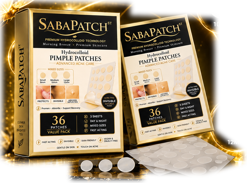 SabaPatch Hydrocolloid Pimple Patches — 36 count