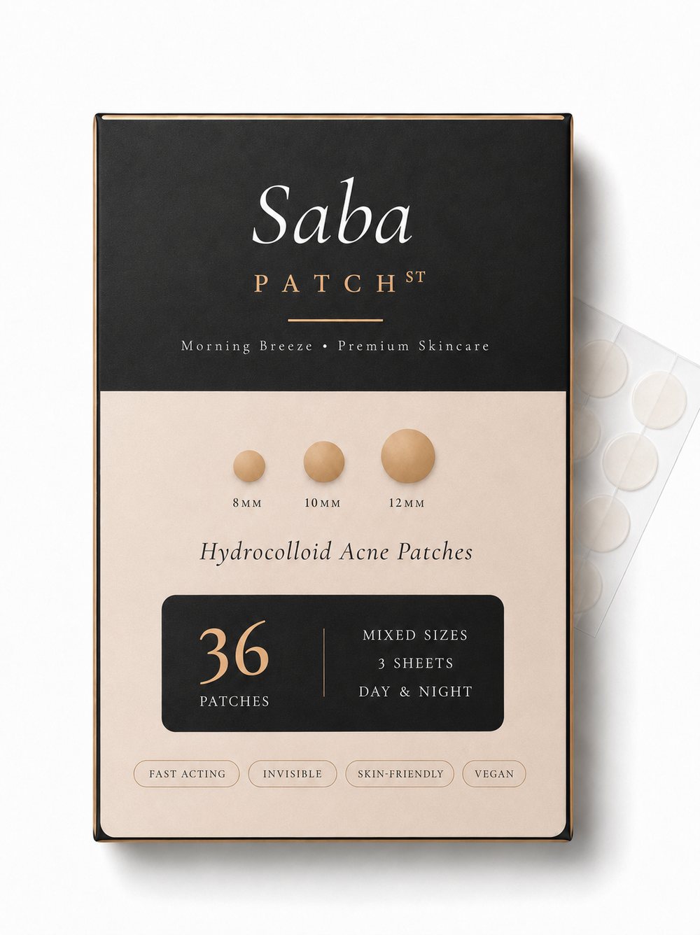 SabaPatch box with patch sheet